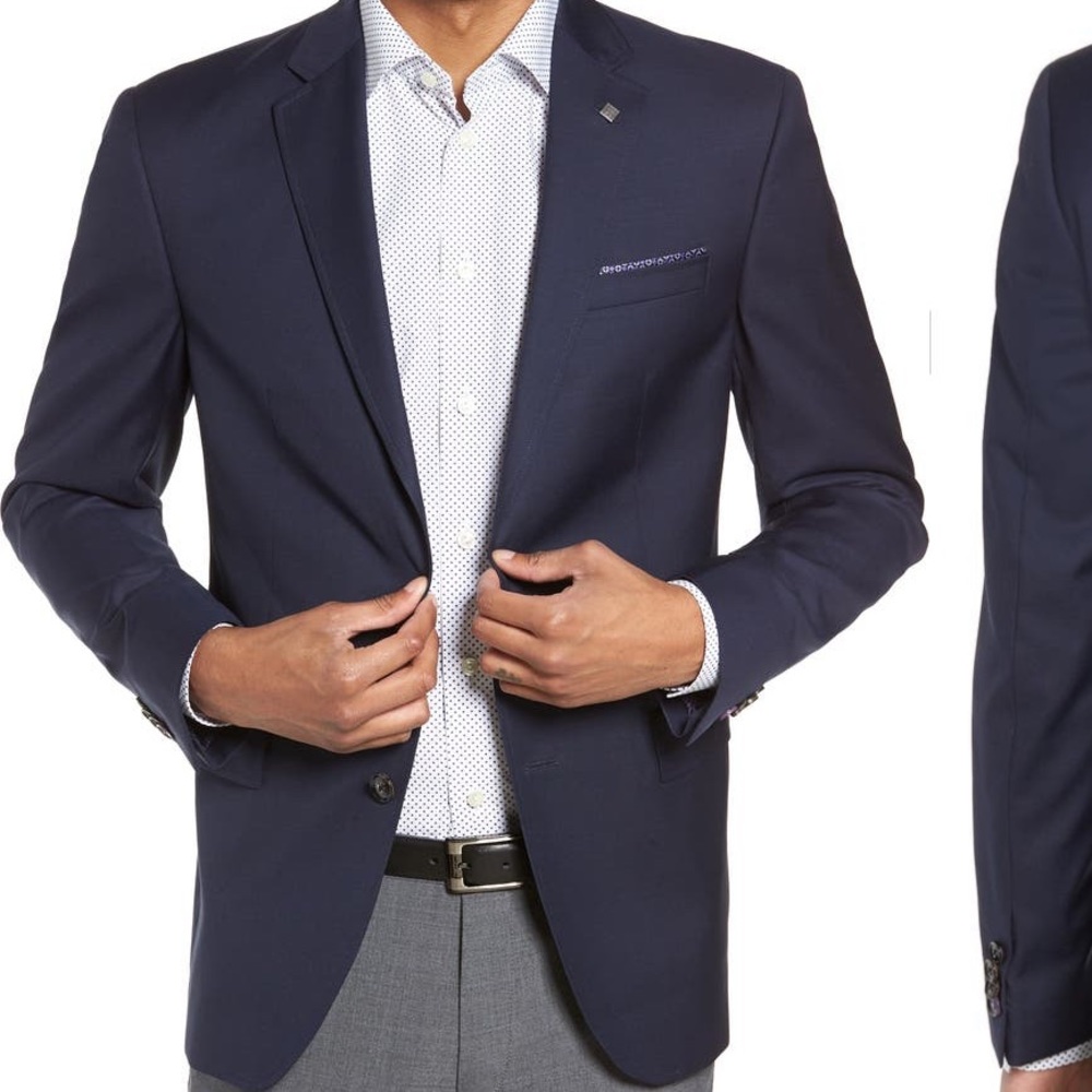 Ted Baker Slim Fit Wool Blazer